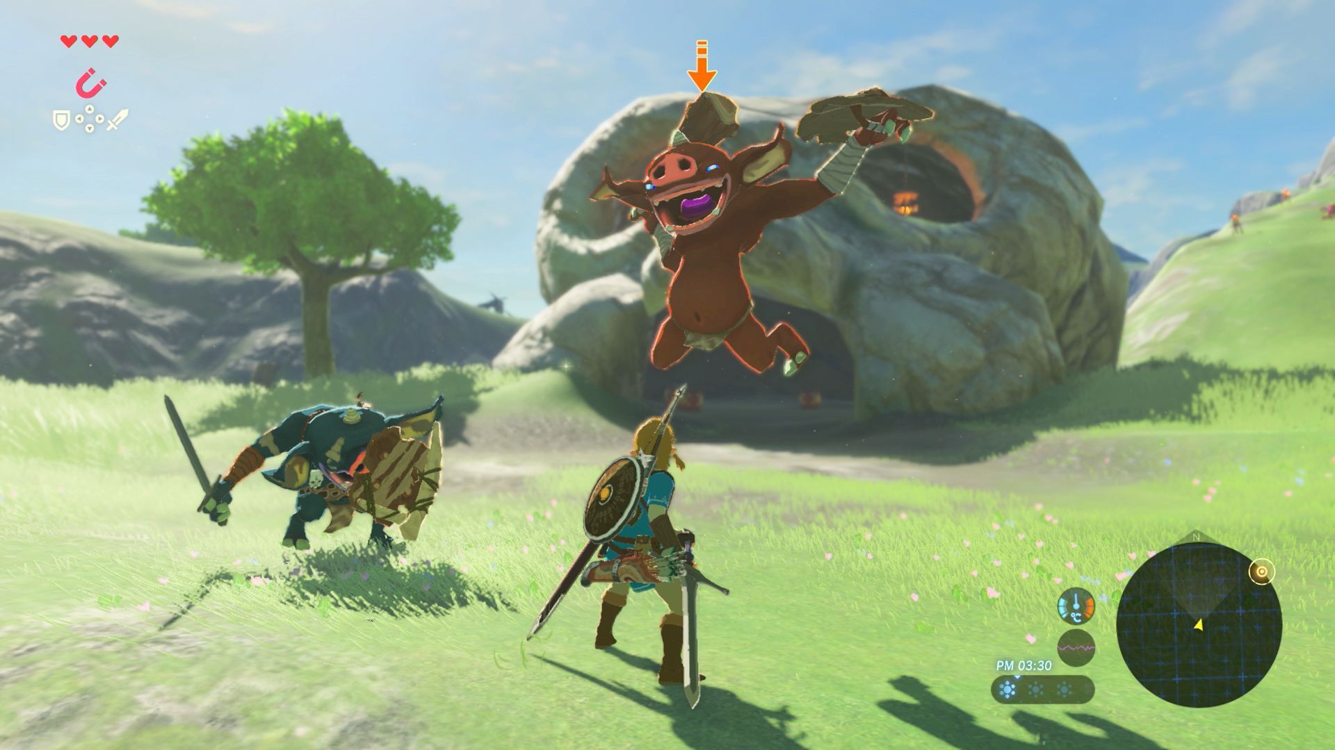 Legend of Zelda: Breath of the Wild - atak wroga