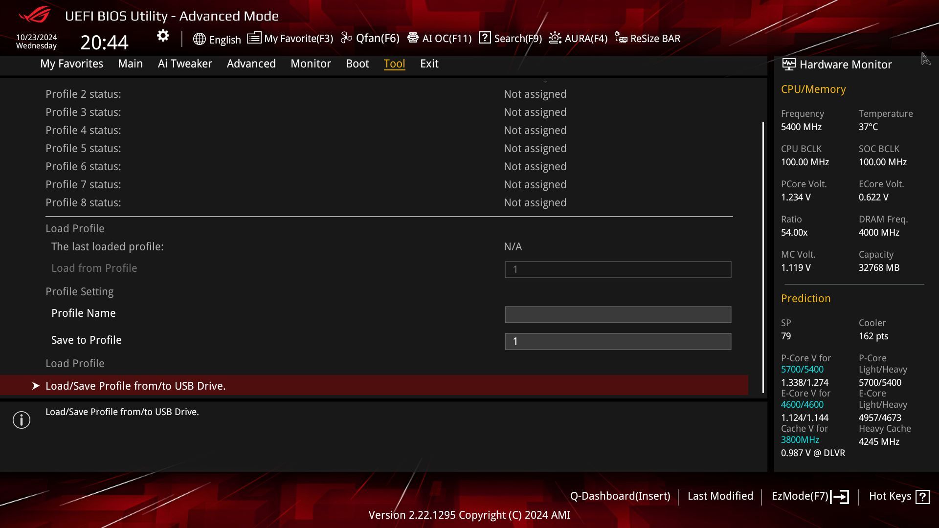 ASUS ROG Strix Z890-A Gaming WIFI - UEFI BIOS