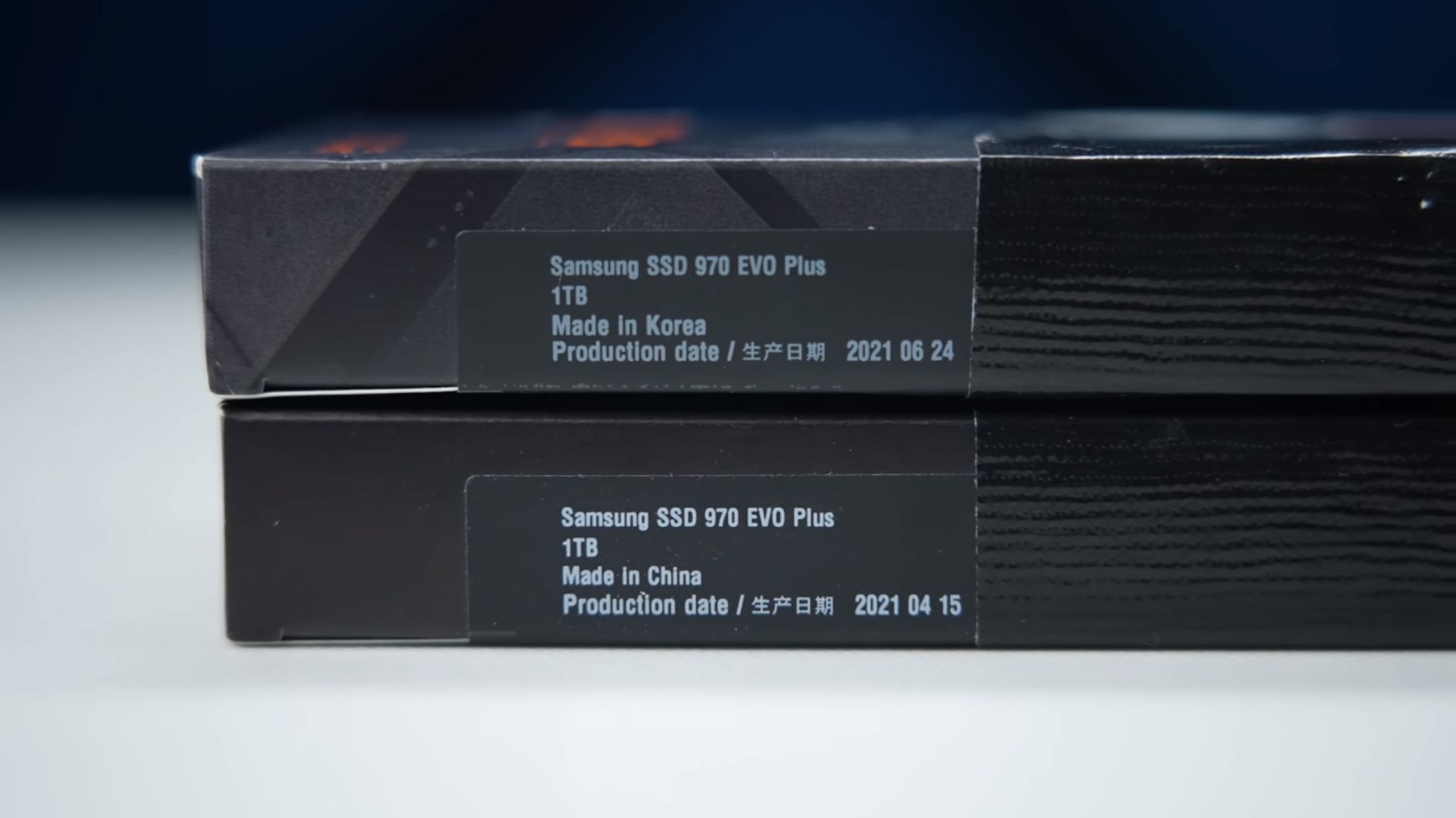 Samsung SSD 970 EVO PLUS - porównanie starej i nowej wersji dysku SSD