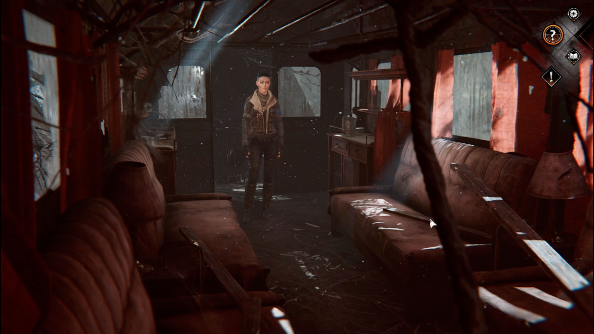Syberia: The World Before - zniszczony wagon