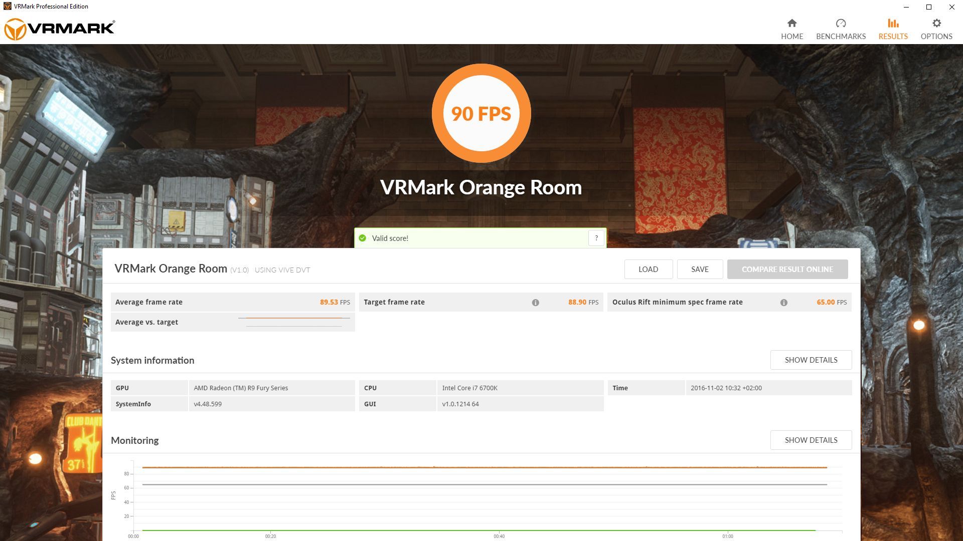 VRMark - screen