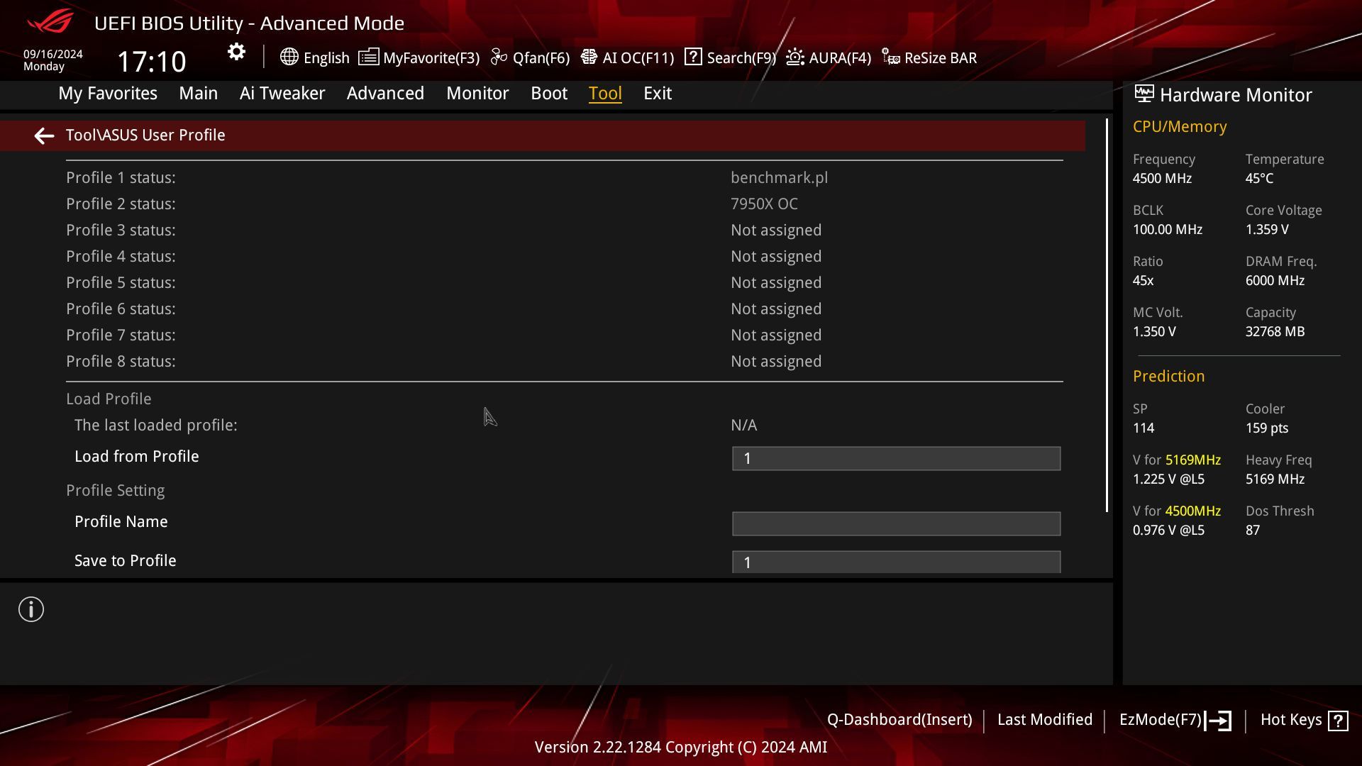ASUS ROG Strix X870E-E Gaming WIFI - UEFI BIOS