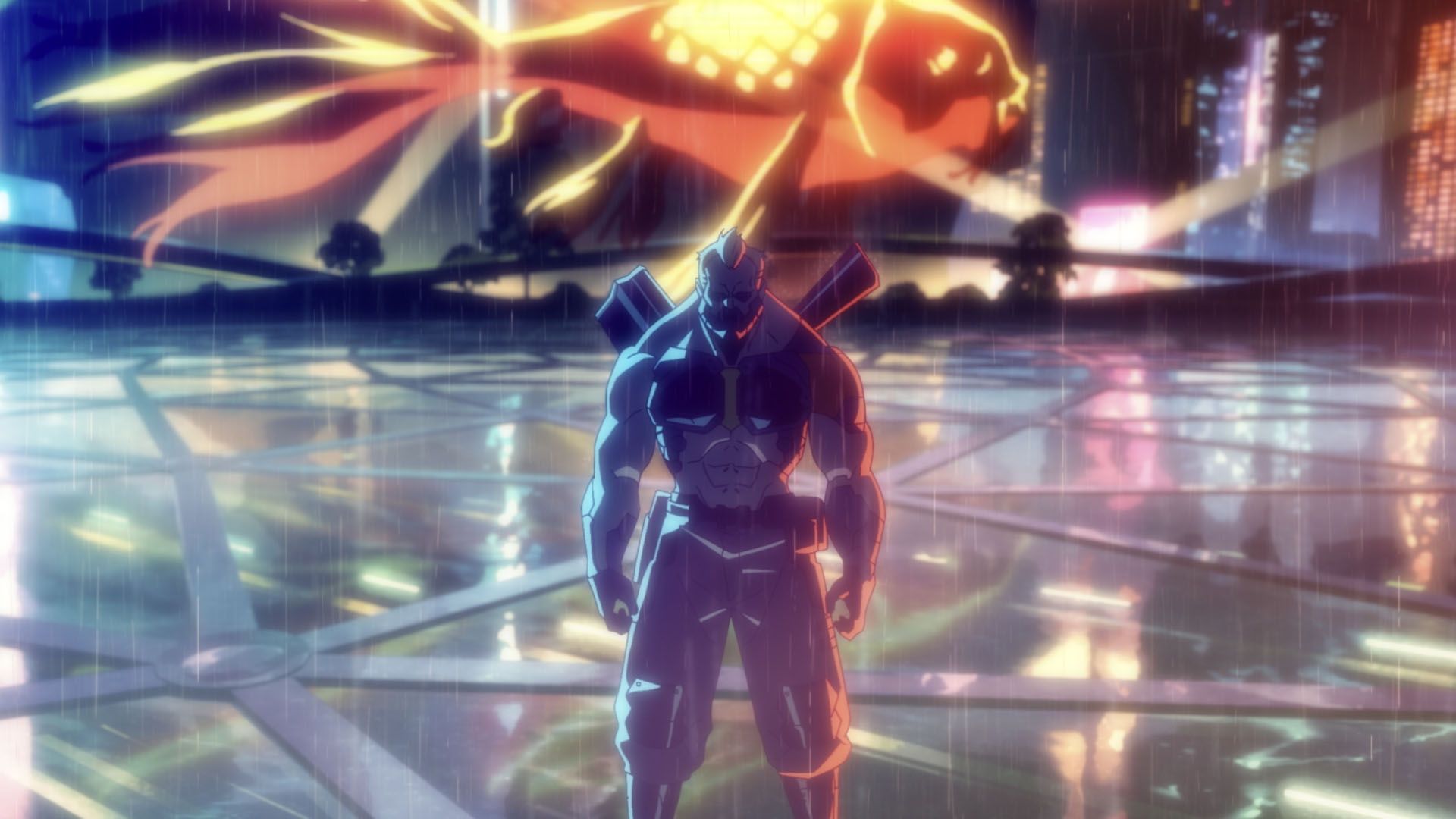 Cyberpunk: Edgerunners - Night City w nocy