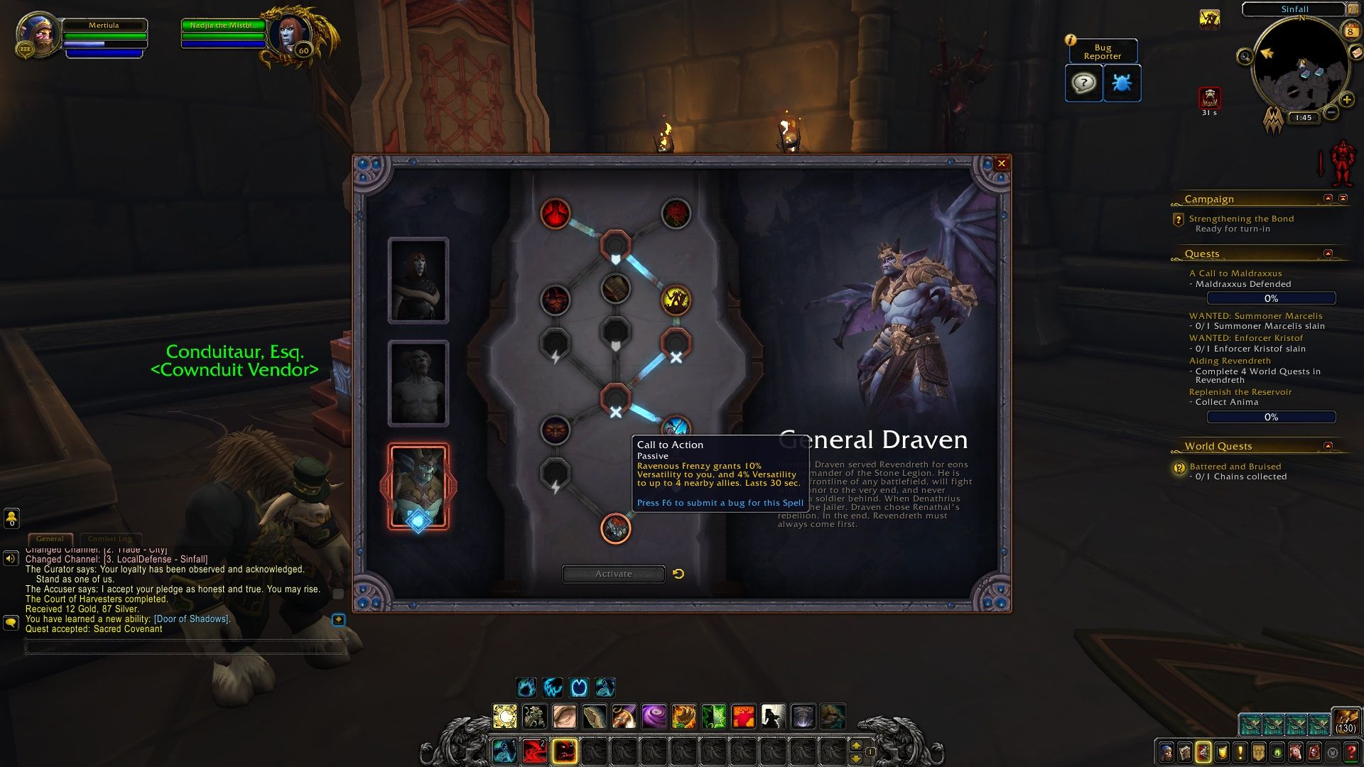 World of Warcraft: Shadowlands - duchowe więzi