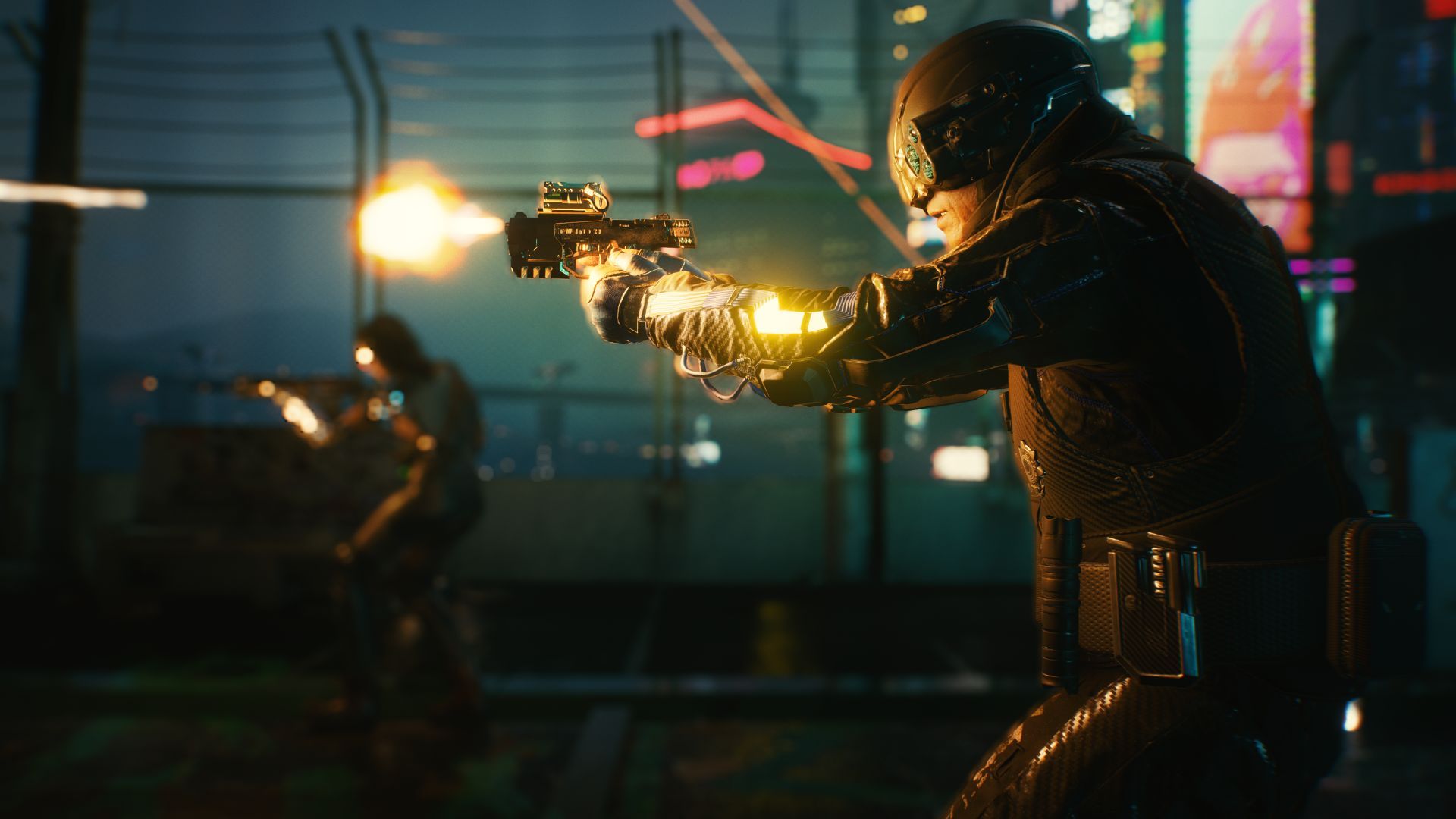 Cyberpunk 2077 - strzelanina