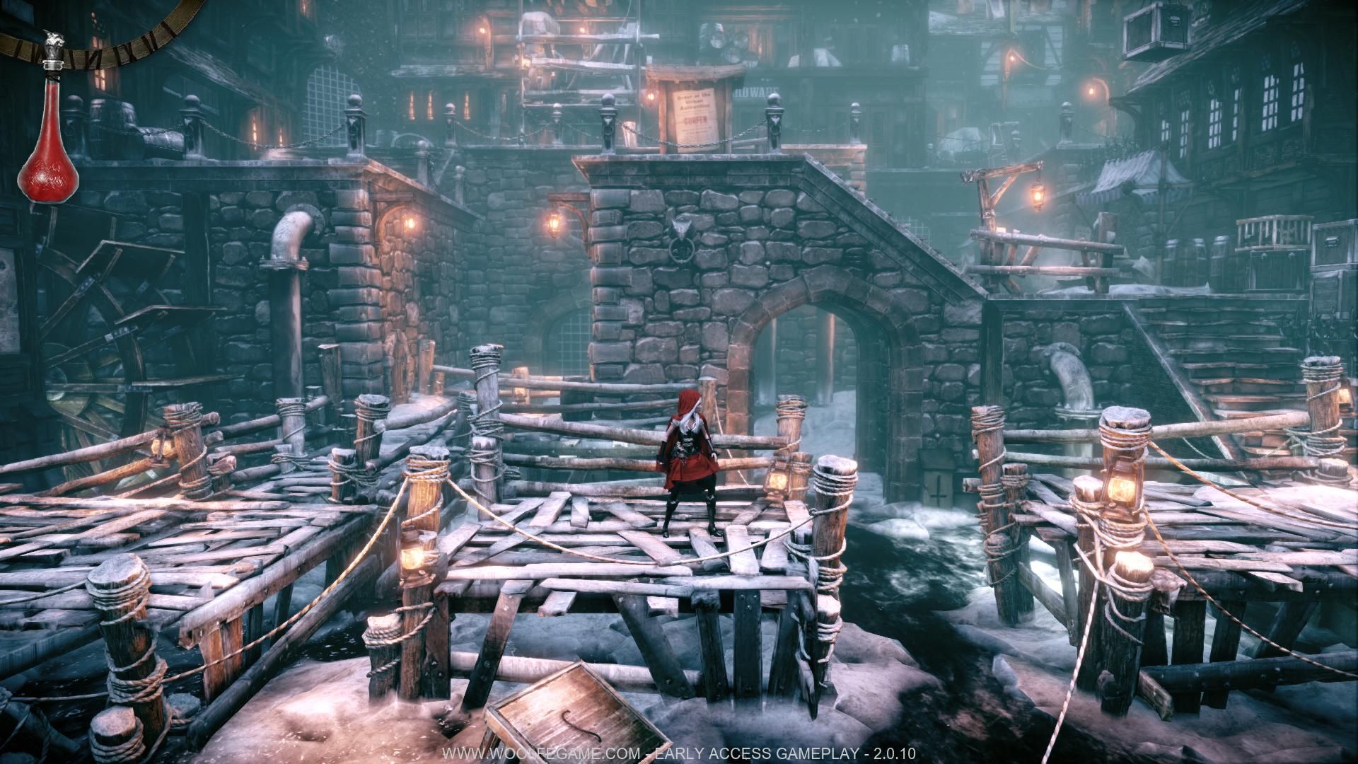 Woolfe: The Redhood Diaries lokacja przed zamkiem