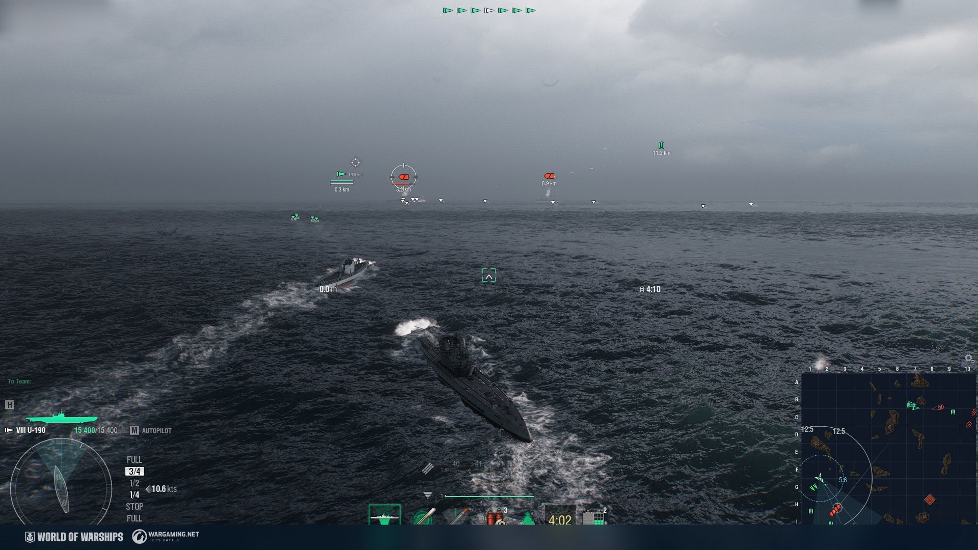 World of Warships - okręty podwodne w operacji Wilcze Stado