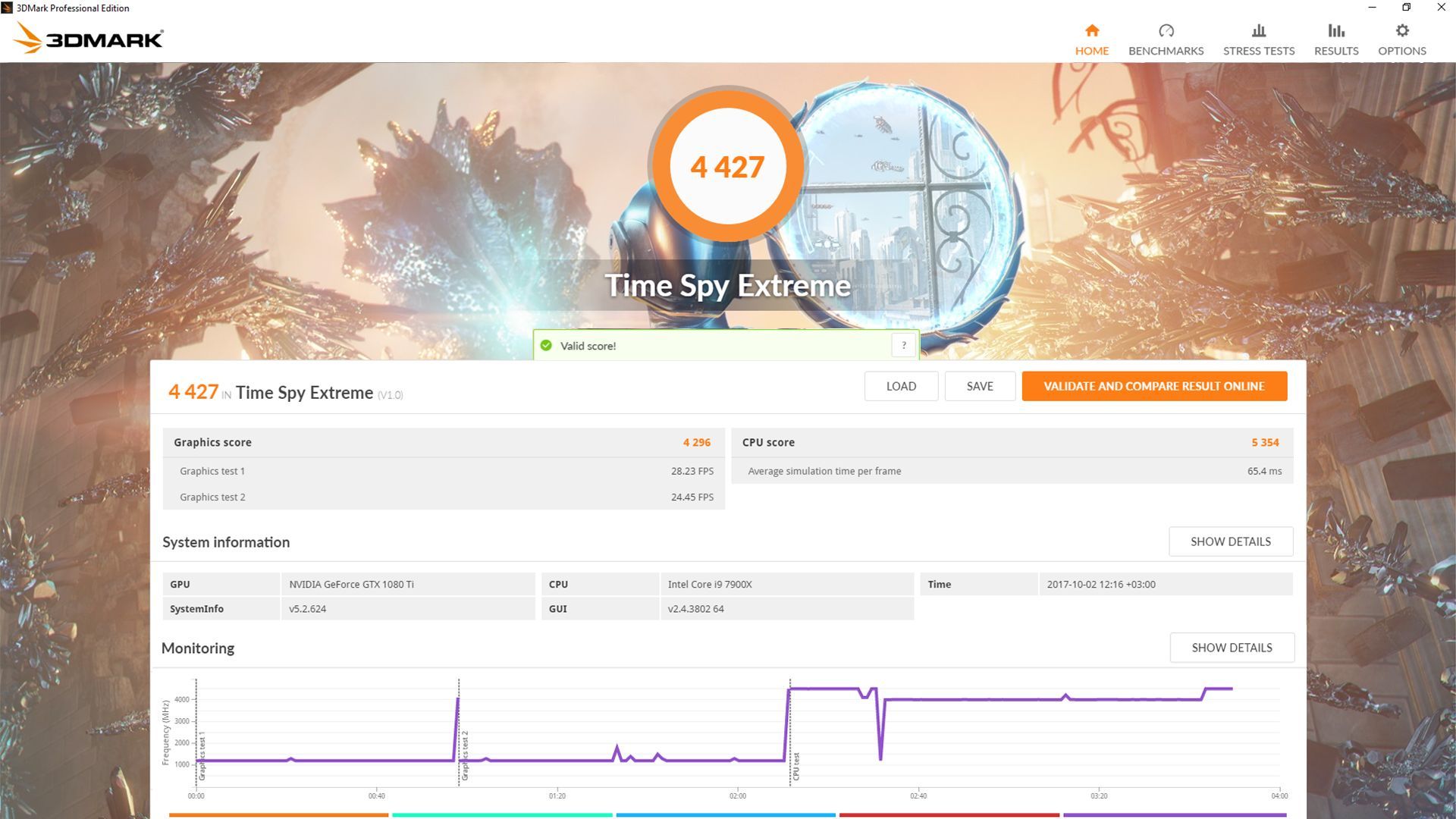 3DMark Time Spy Extreme