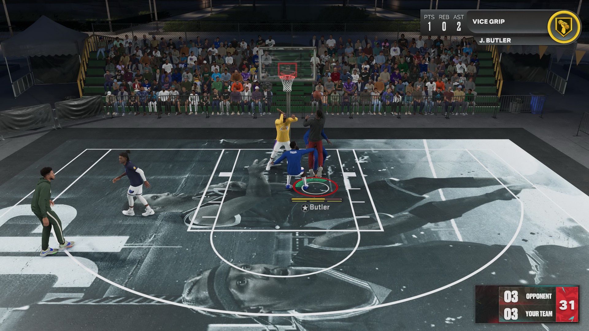 NBA 2K23 - walka pod koszem