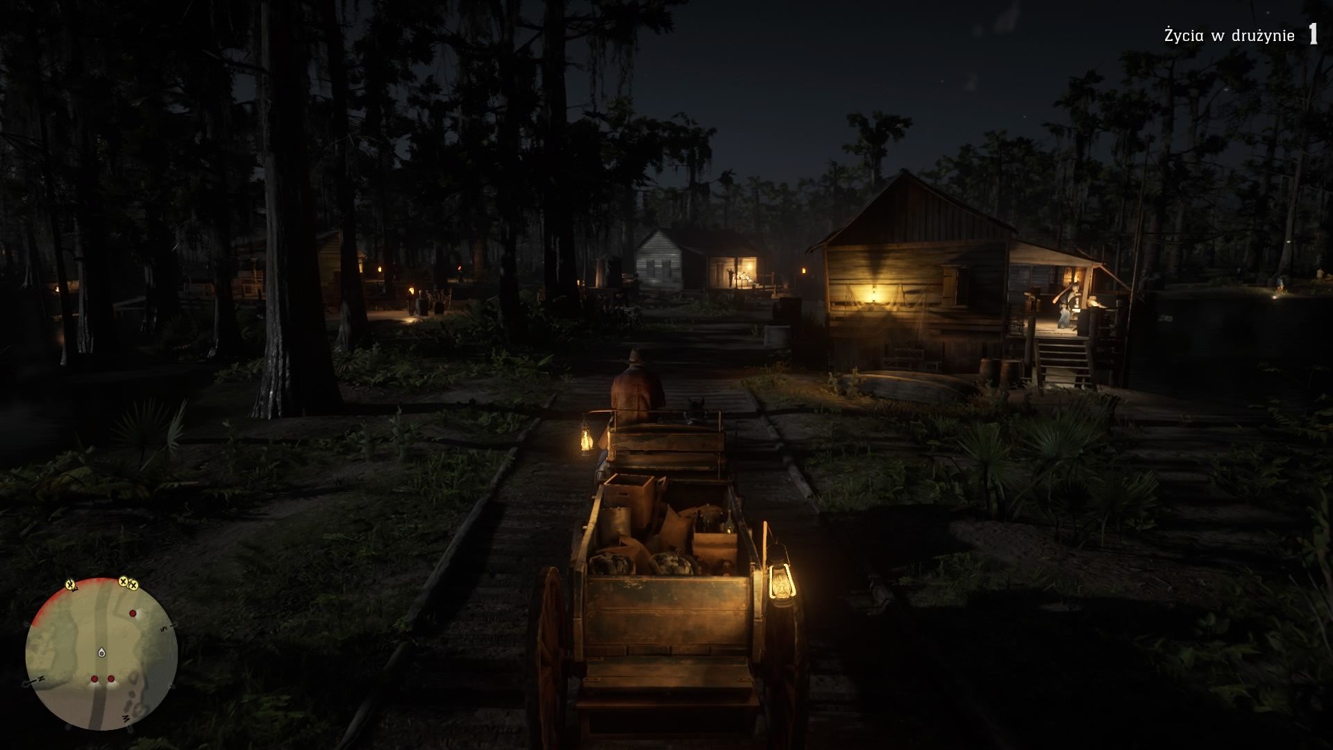 Sieciowe Red Dead Redemption 2 - wóz w miasteczku