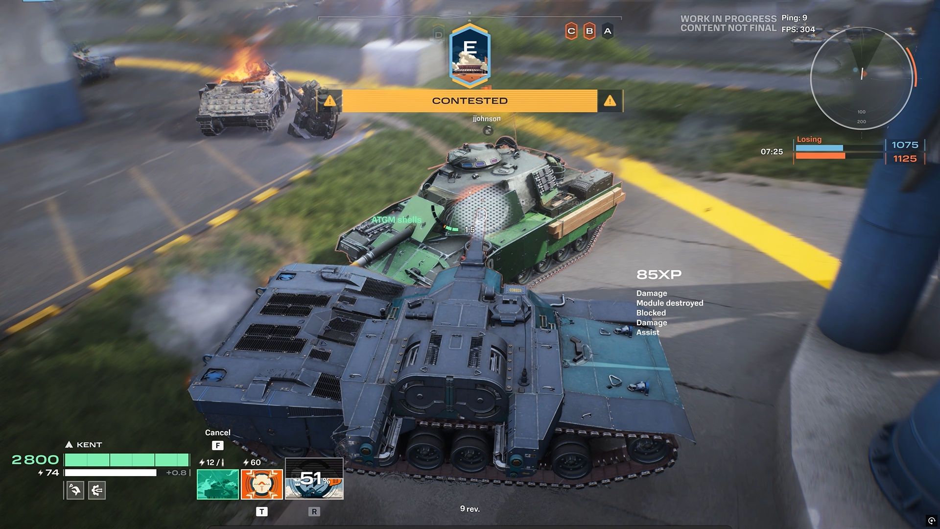 World of Tanks: HEAT - oznaczenie celu