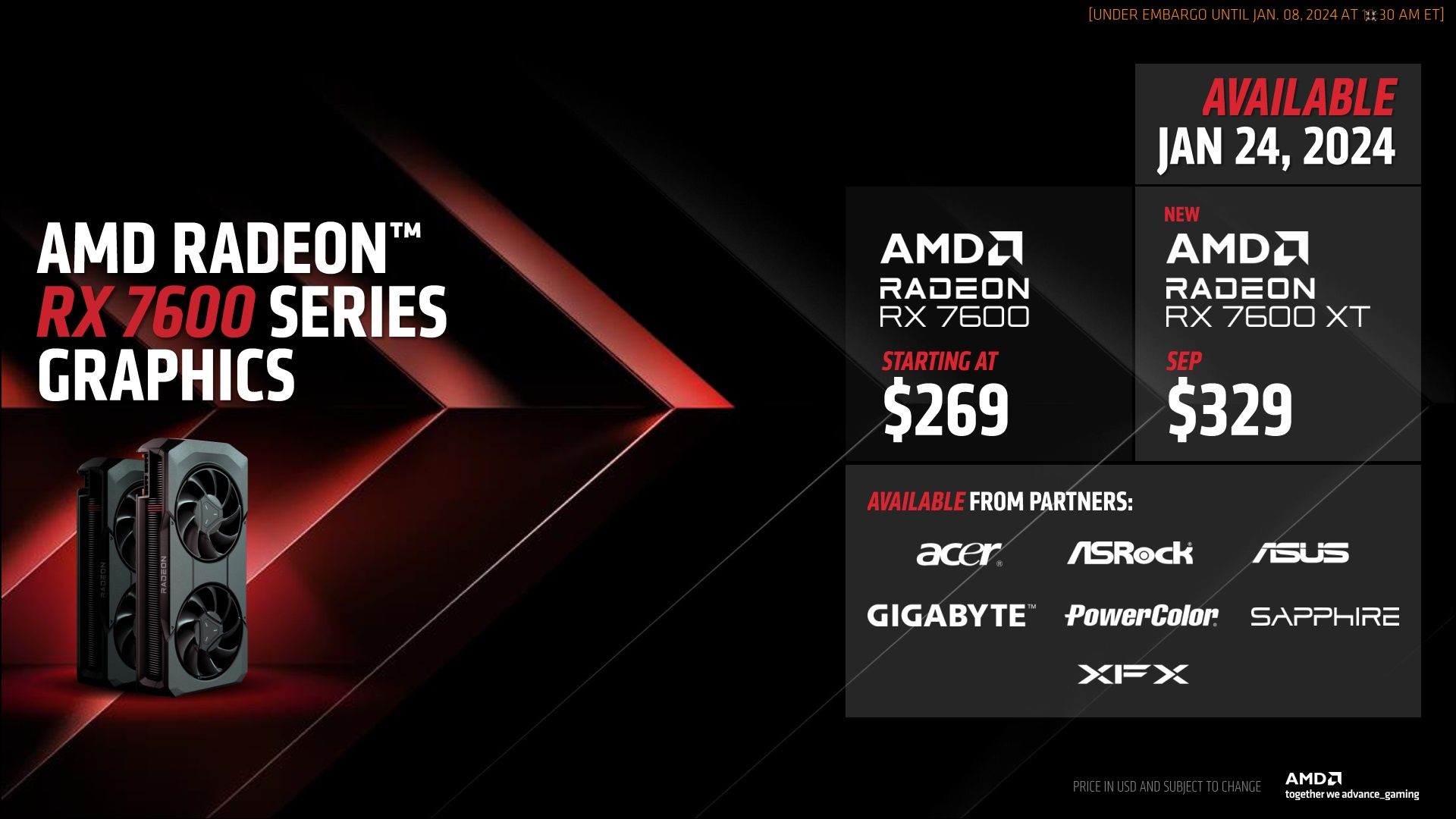 AMD Radeon RX 7600 XT