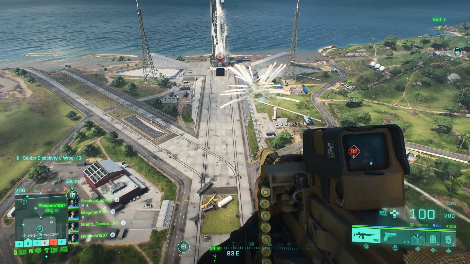 Battlefield 2042 - wyrzutnia rakiet