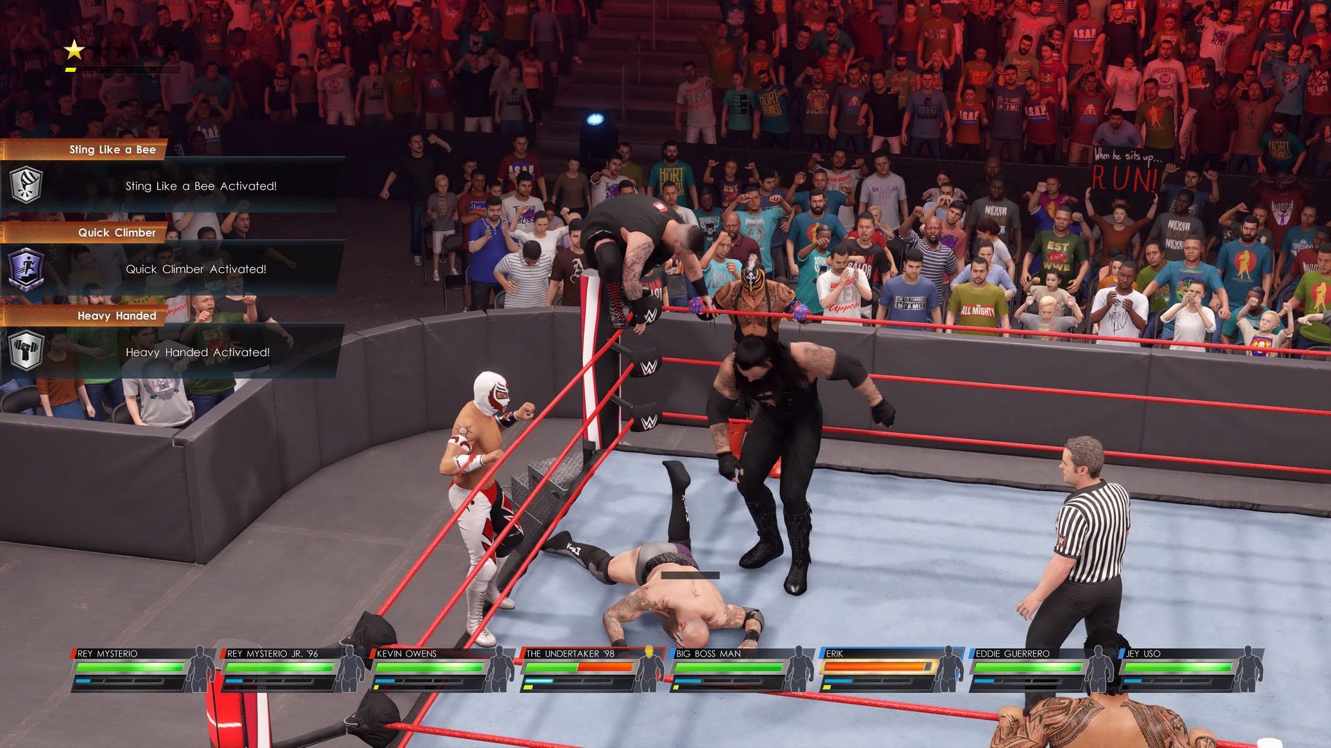 WWE 2K22 - walka drużynowa