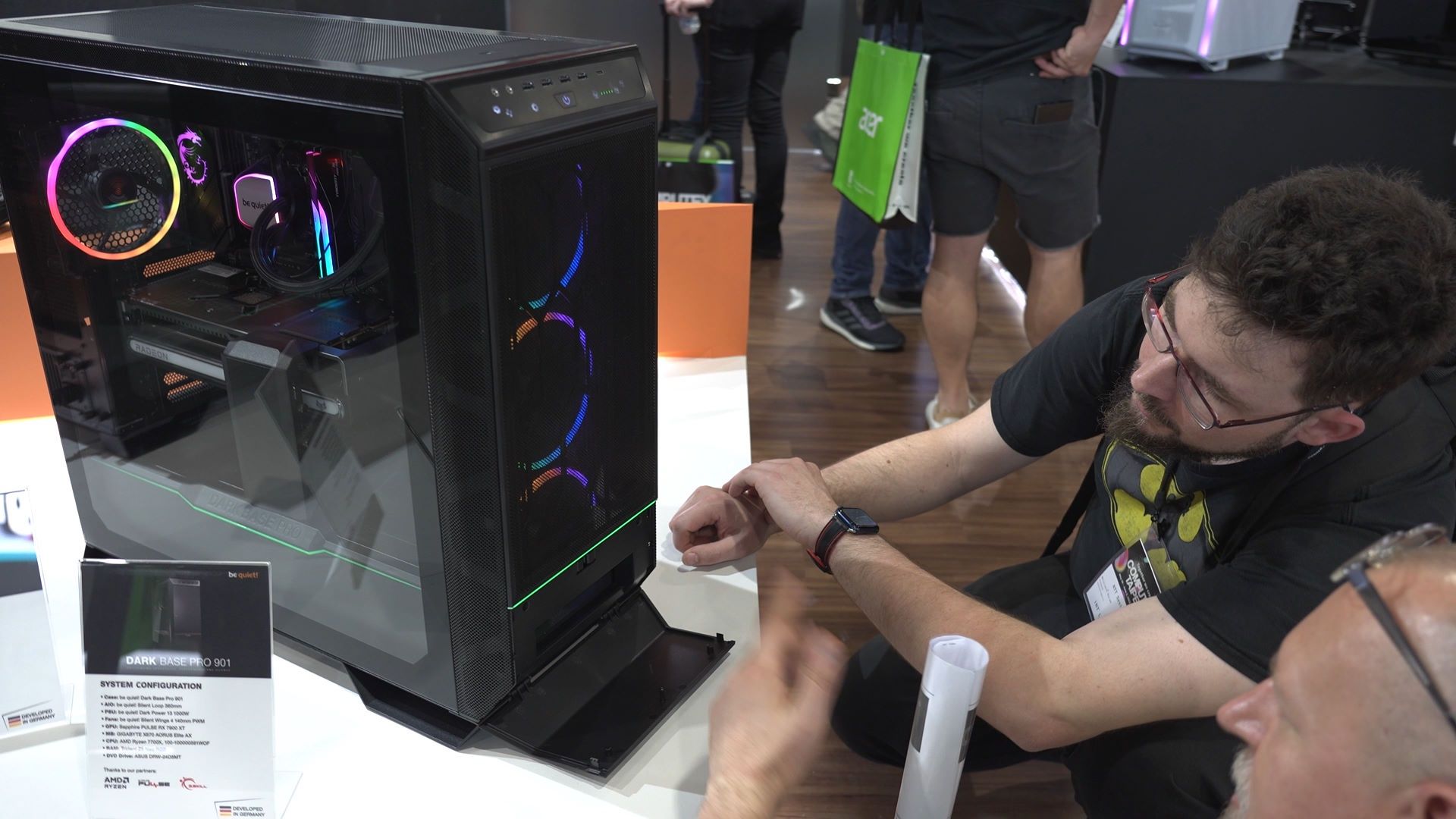 be quiet! na Computex 2023 - Dark Base Pro 901 - miejsce na napęd