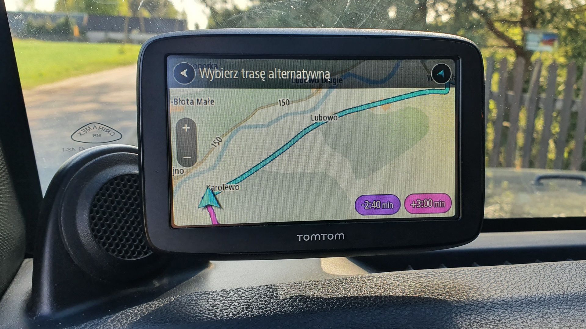 TomTom Classic Go 5 - trasy alternatywne