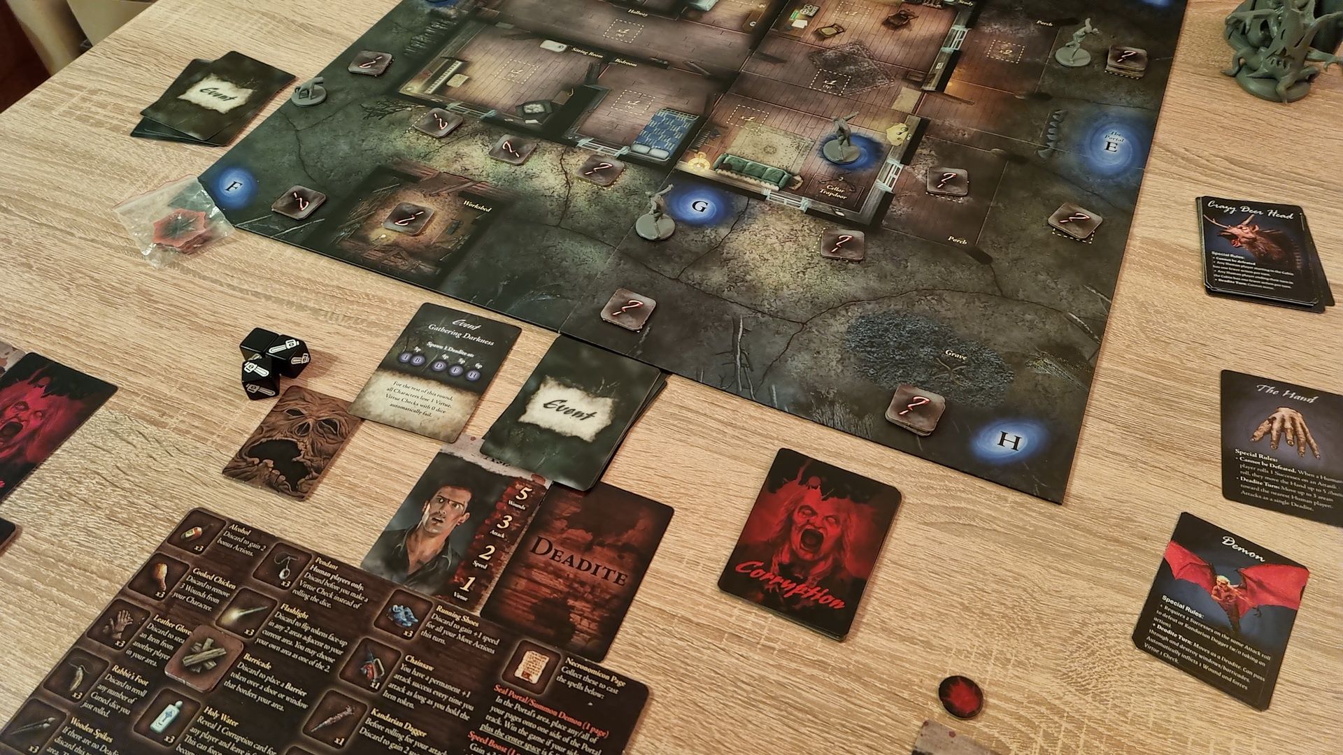 Evil Dead: The Game - rozgrywka w grę planszową Evil Dead 2