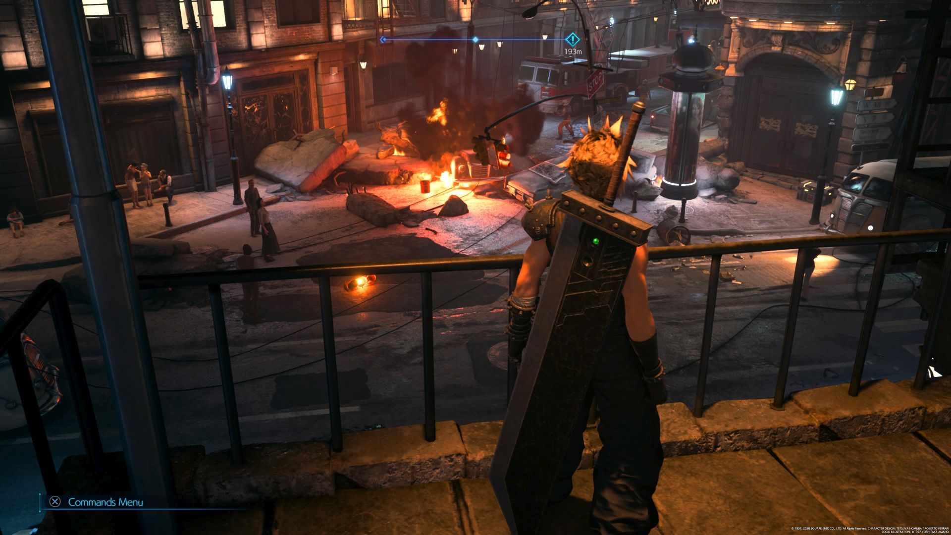 Final Fantasy VII Remake - ulice Midgaru