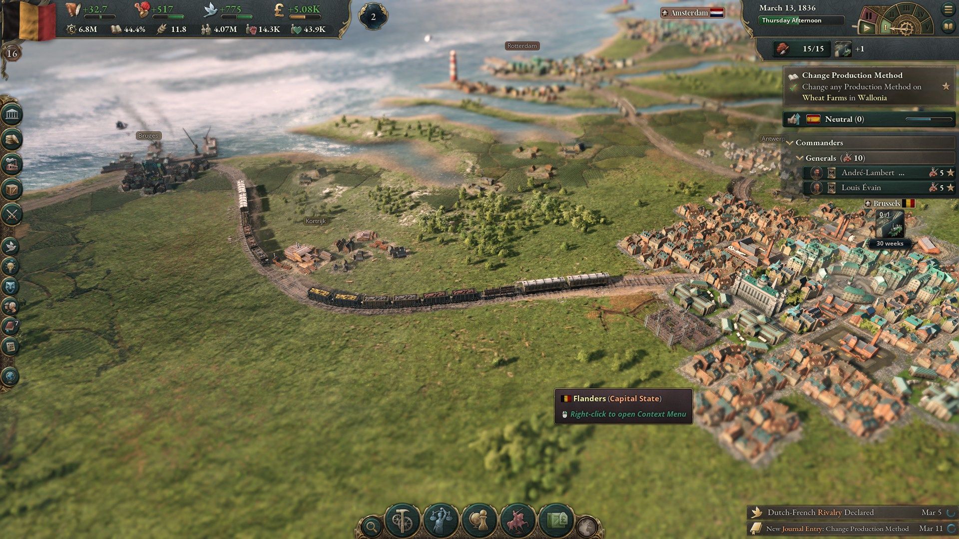 Victoria 3 - jadący pociąg