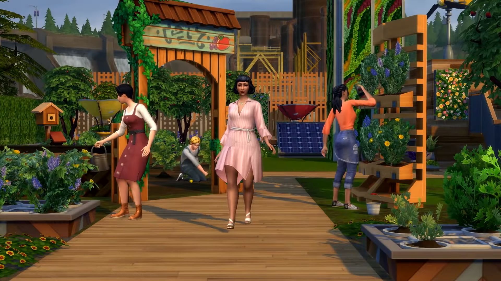 The Sims 4: Życie Eko - ogródek