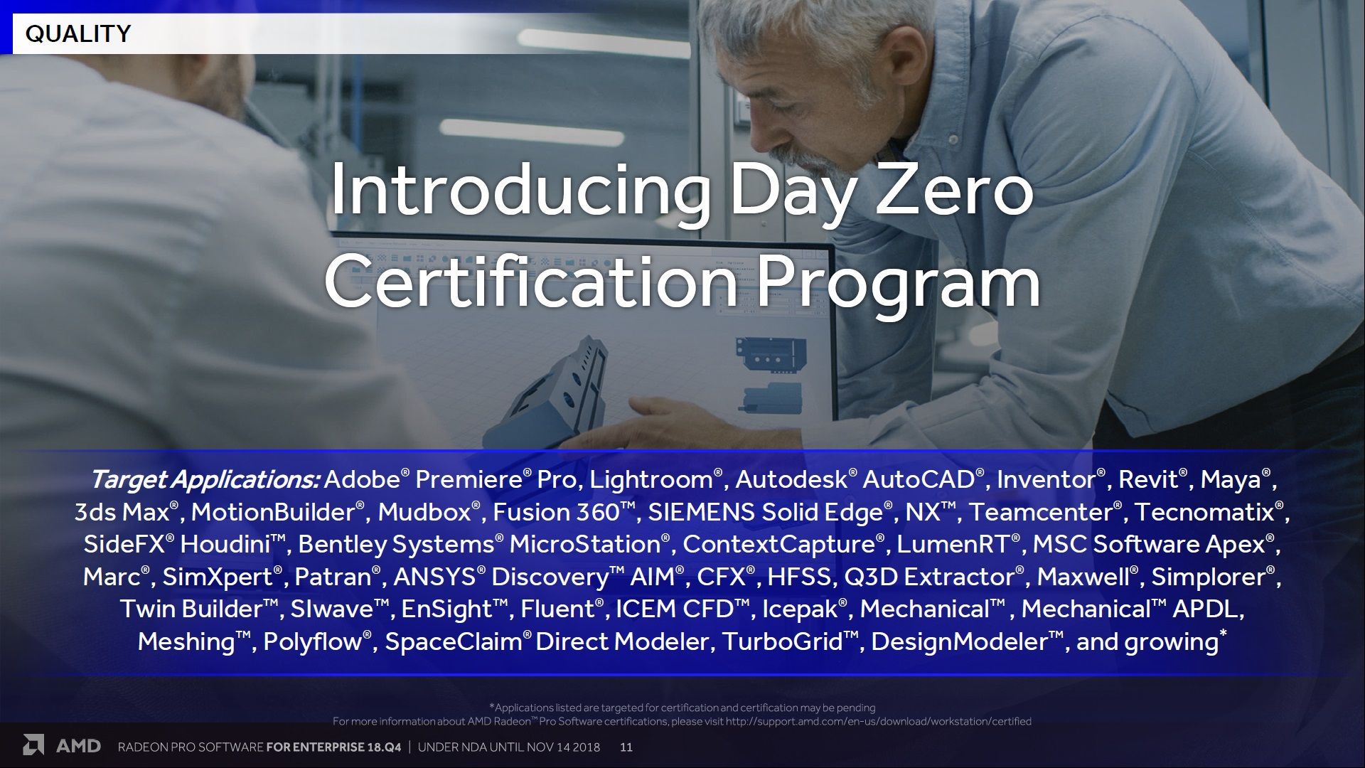 Radeon Pro Software for Enterprise 18.Q4