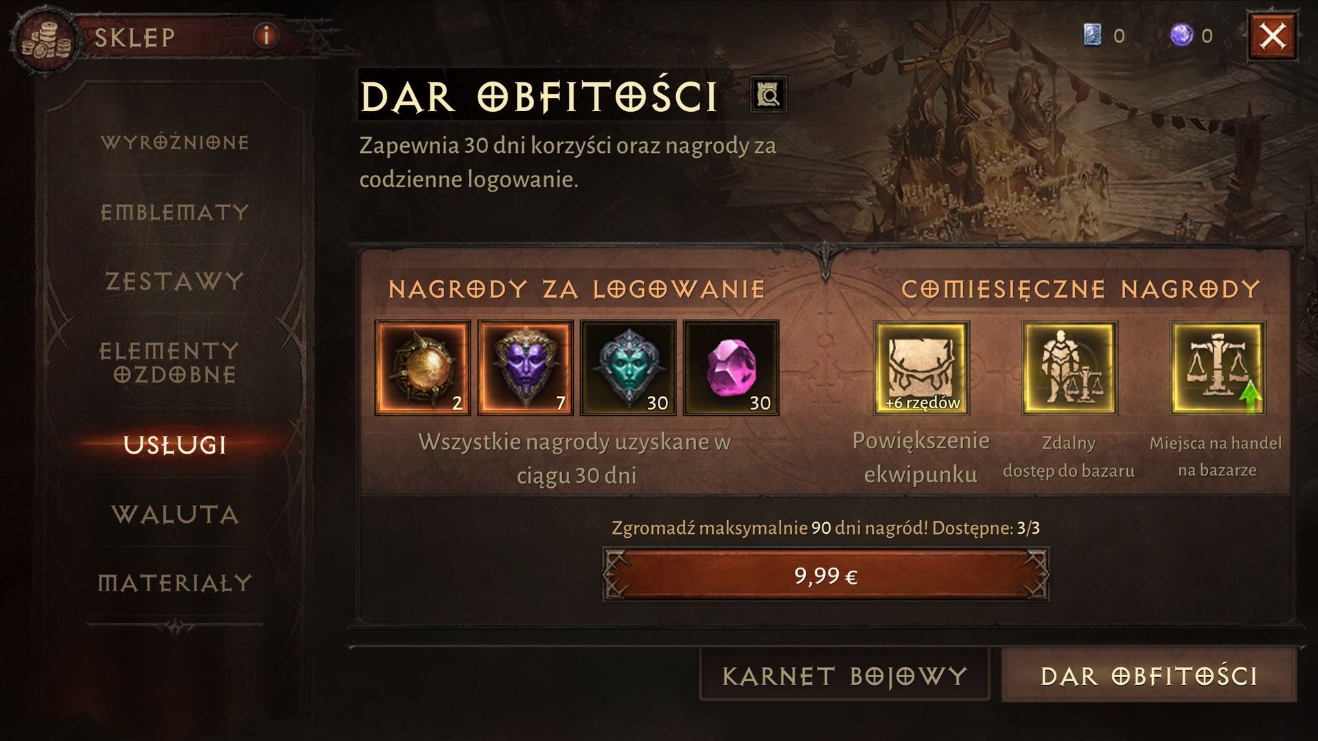 Diablo Immortal - mikropłatności