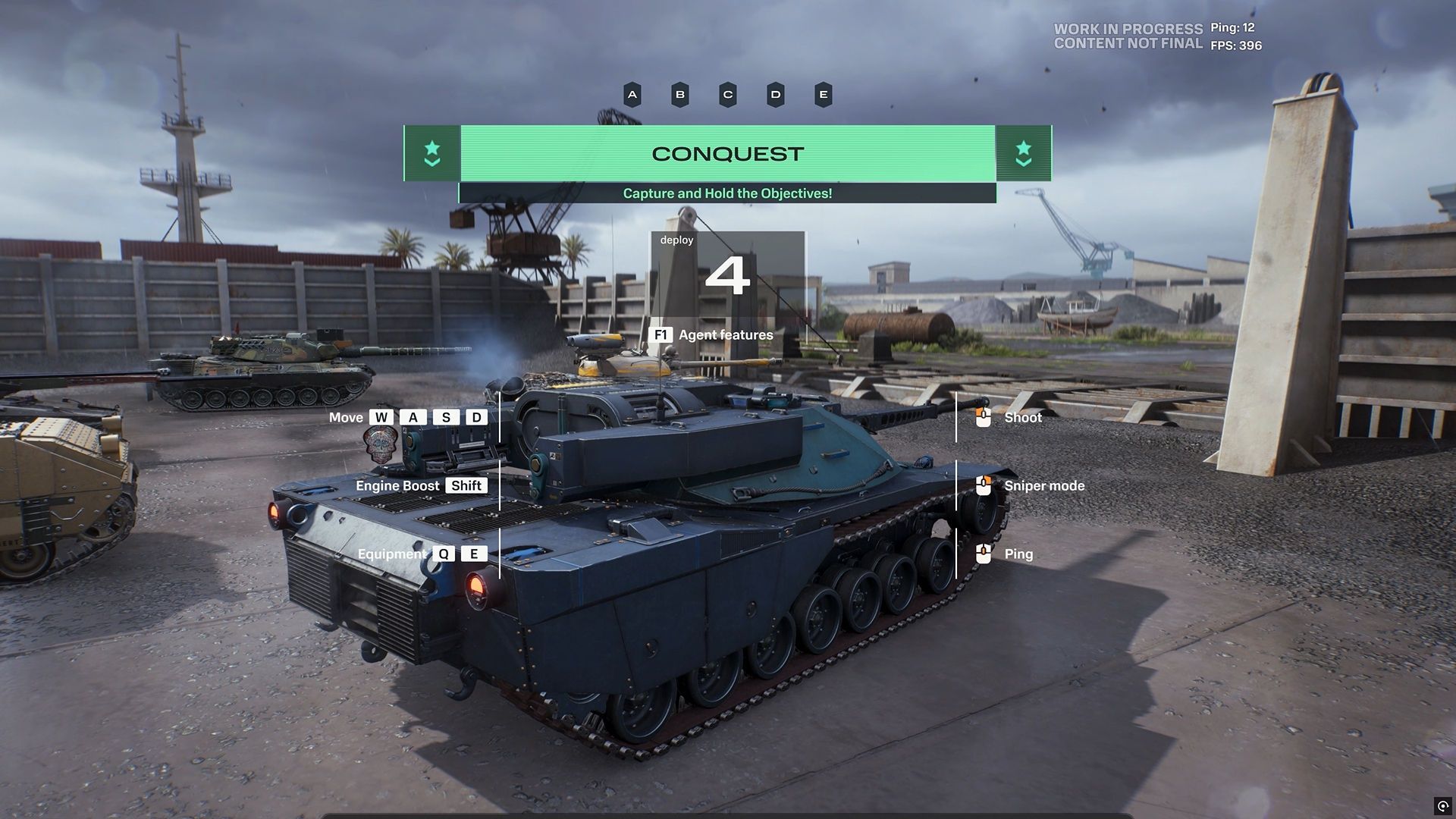 World of Tanks: HEAT - sterowanie