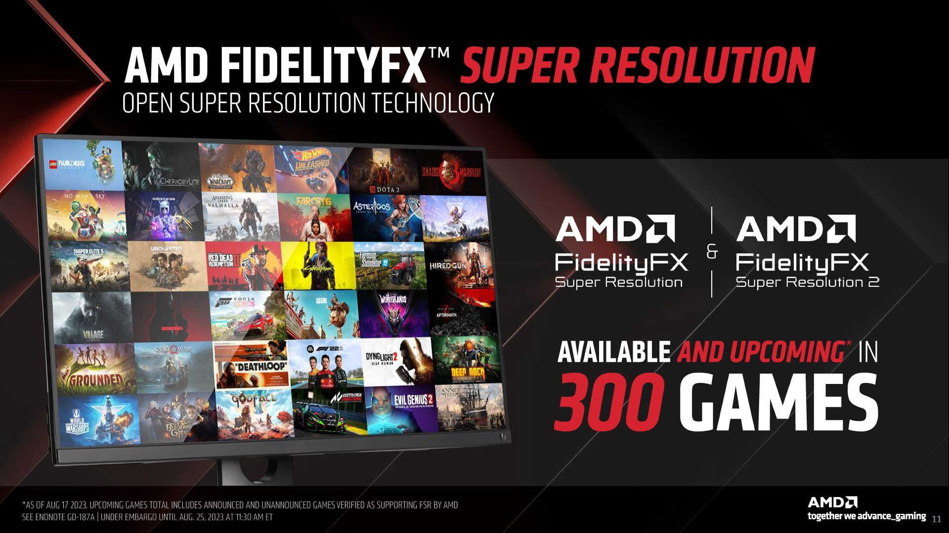 AMD FidelityFX Super Resolution 3
