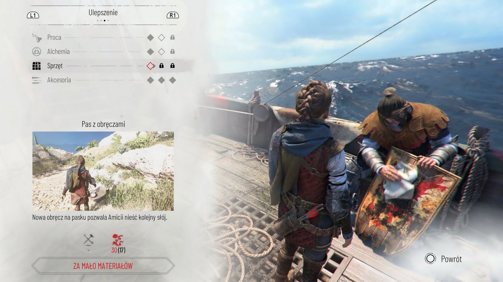 A Plague Tale: Requiem - ulepszenia