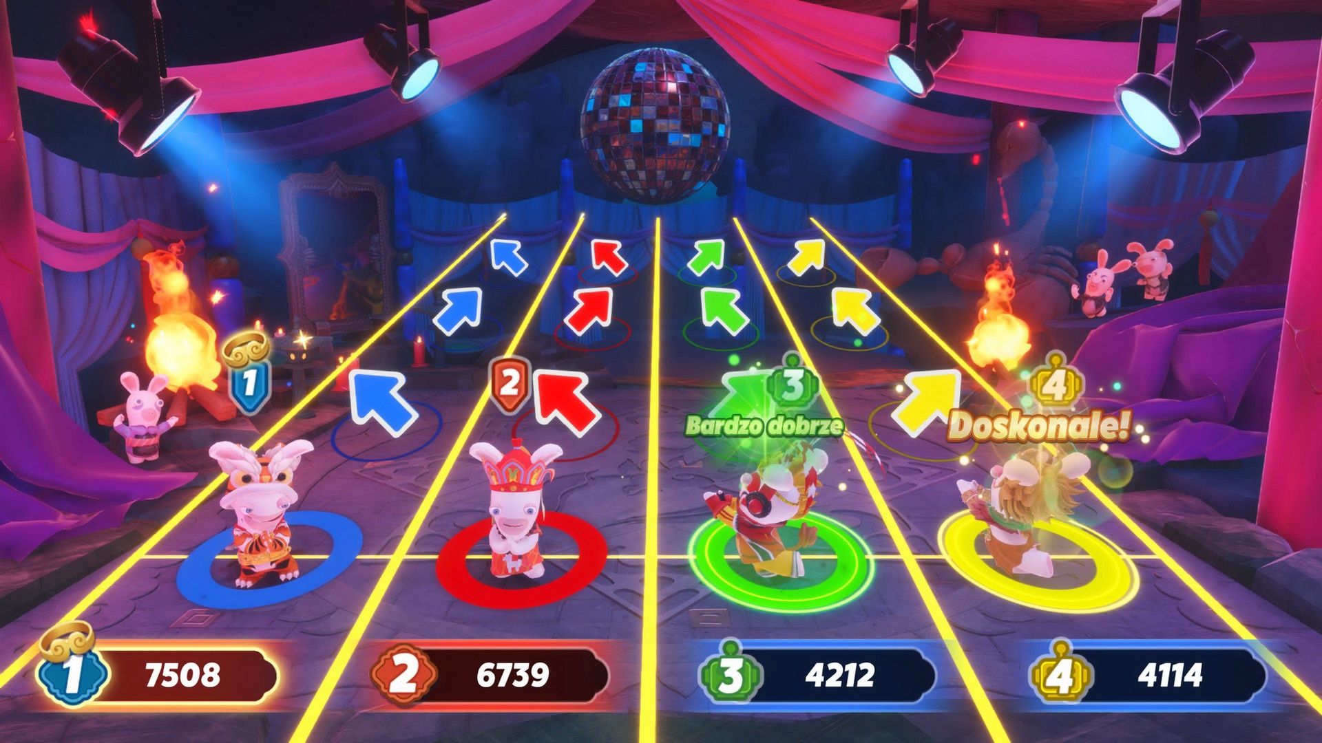 Rabbids: Party of Legends – tańczenie do muzyki