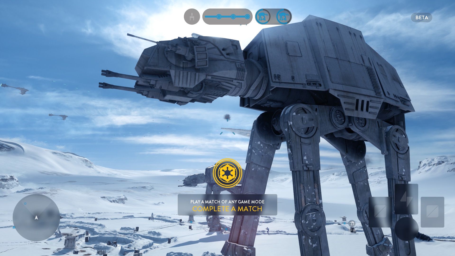 Star Wars Battlefront beta - AT-AT