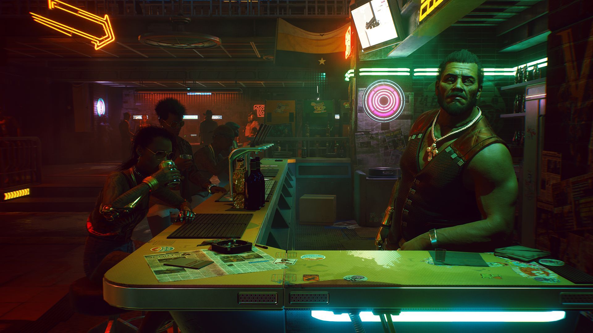 Cyberpunk 2077 - w barze