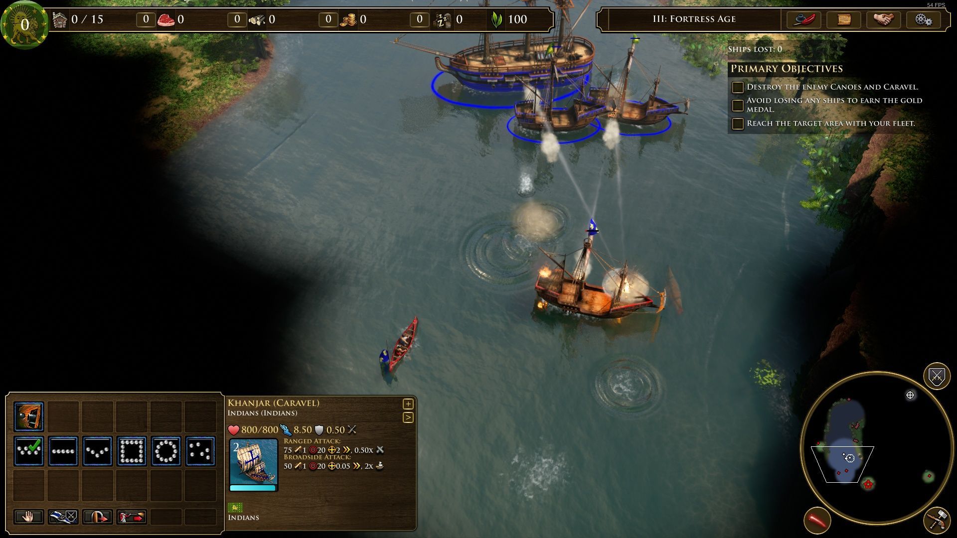 Age of Empires III: Definitive Edition - bitwa morska w Art of War