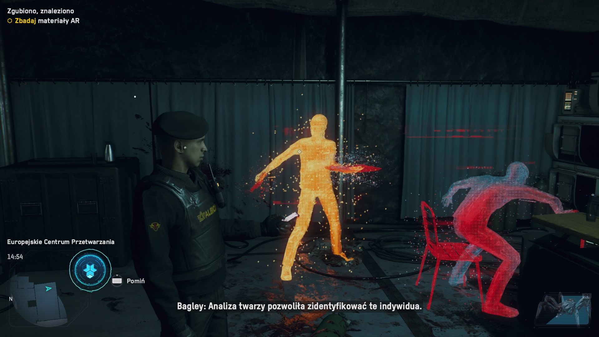 Watch Dogs: Legion - badanie materiałów AR
