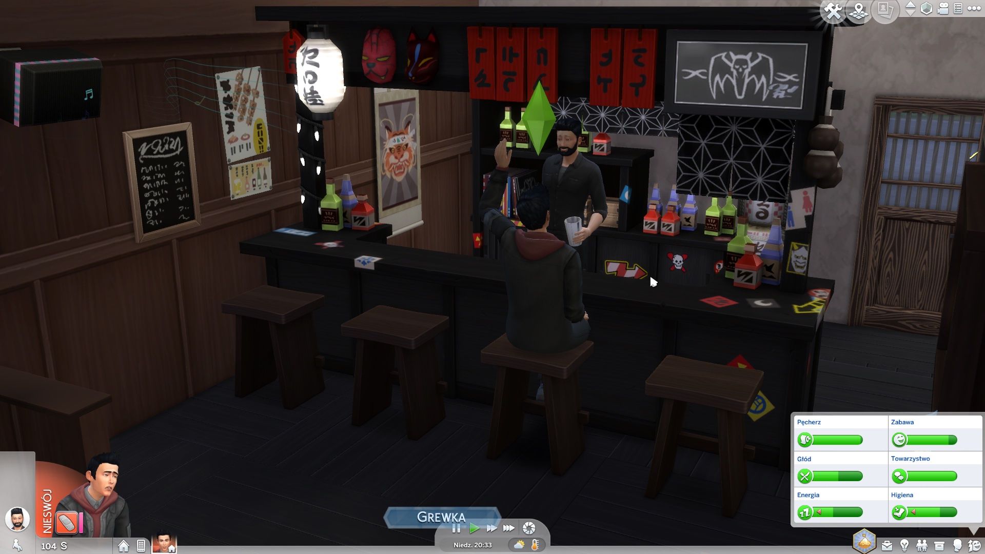 The Sims 4: Śnieżna eskapada - azjatycki sklepik