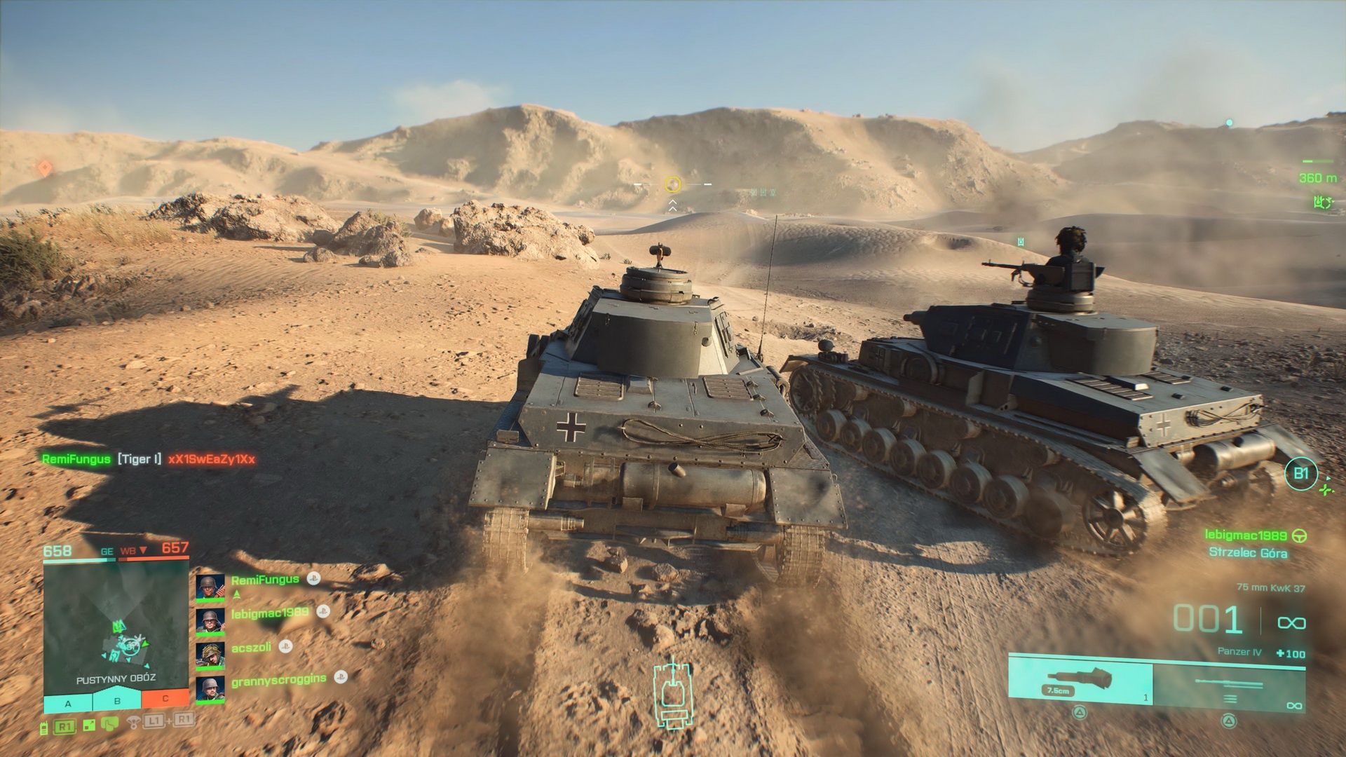 Battlefield 2042 - pustynna arena drugiej wojny światowej