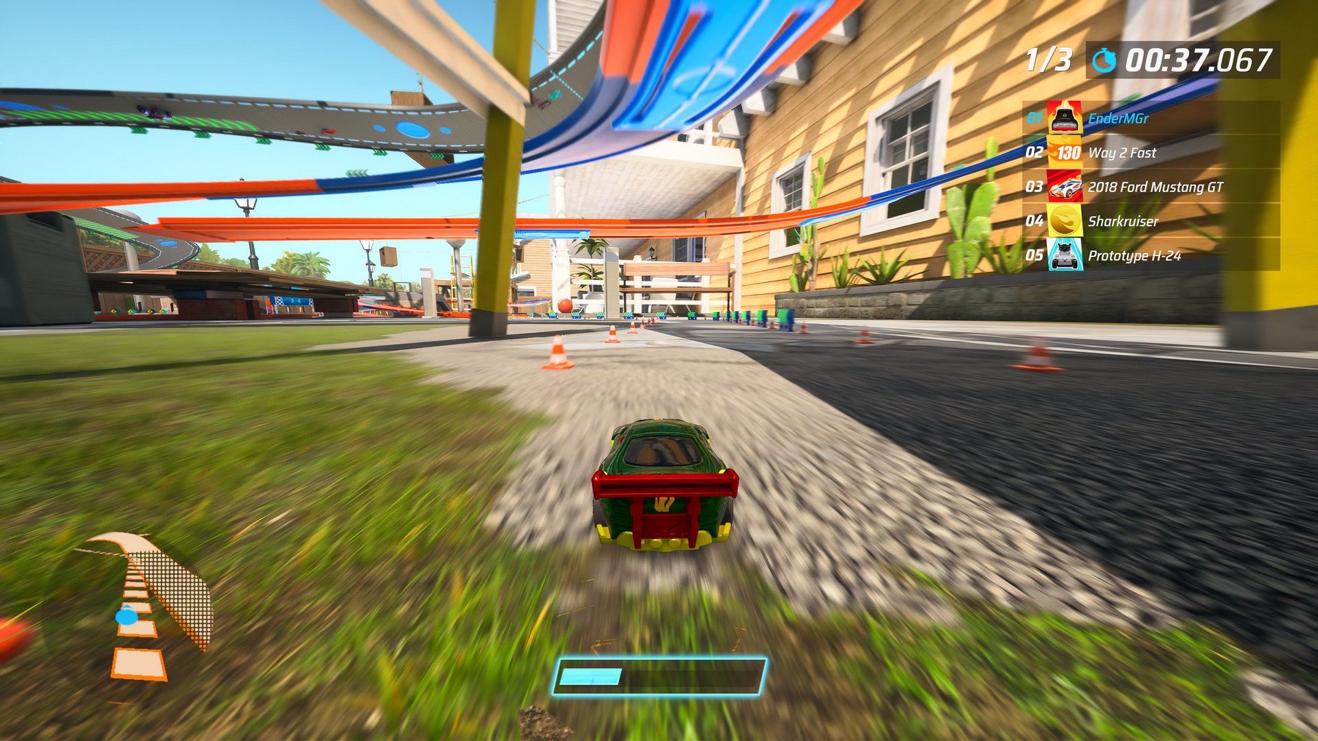 Hot Wheels Unleashed 2: Turbocharged - trasa w ogrodzie