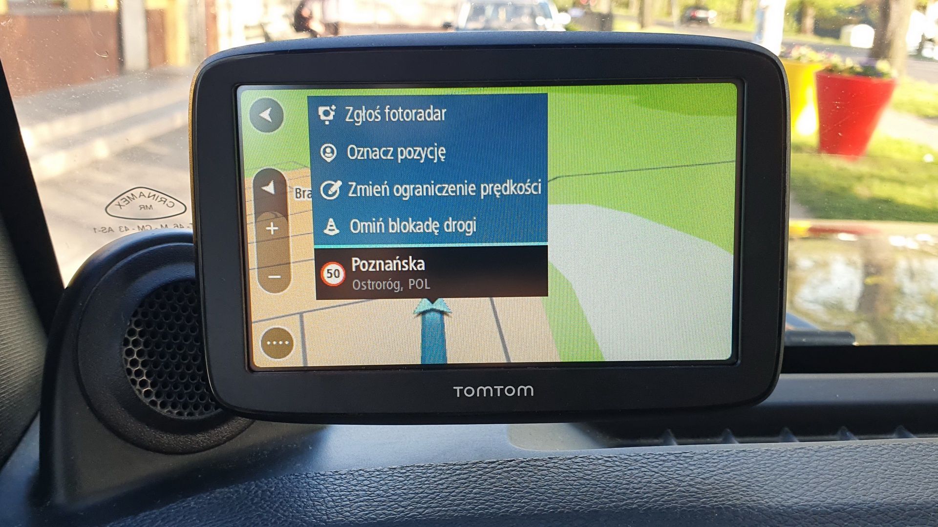 TomTom Classic Go 5 - omijanie blokady drogi