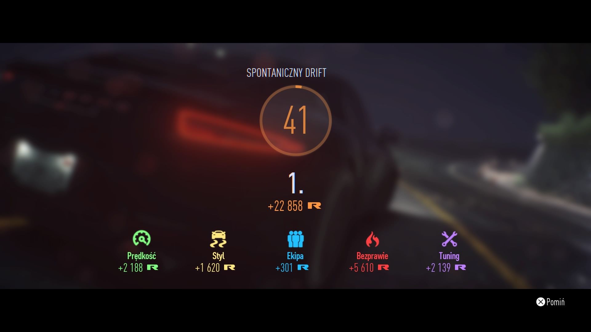 Need for Speed - punktacja
