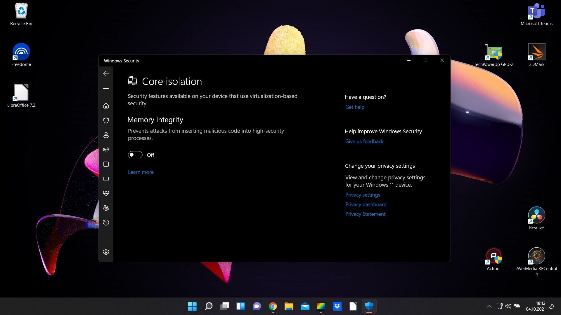 Windows 11 - VBS