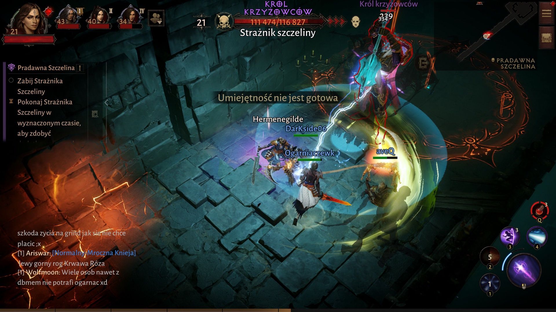 Diablo Immortal na PC - strażnik szczeliny