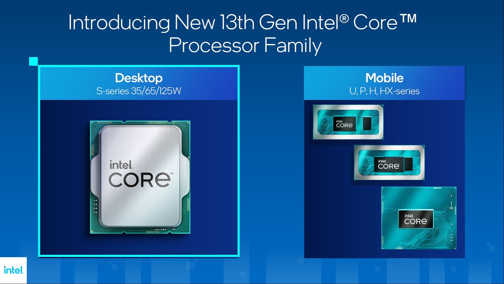 Intel Core 13. generacji - zapowiedź procesorów