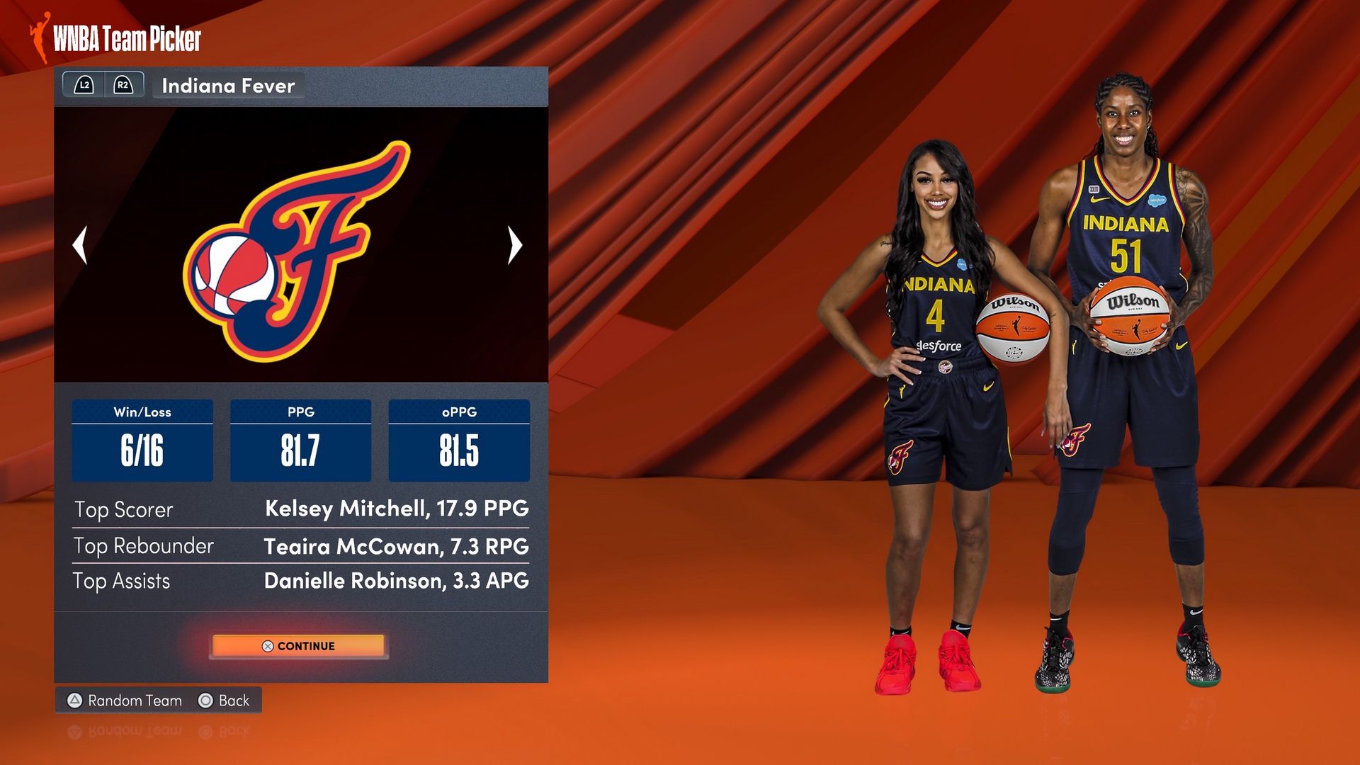 NBA 2K22 - tryb WNBA
