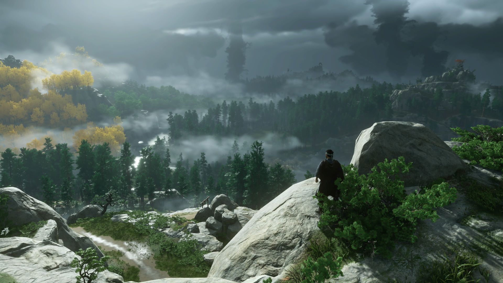 Ghost of Tsushima - krajobraz Cuszimy