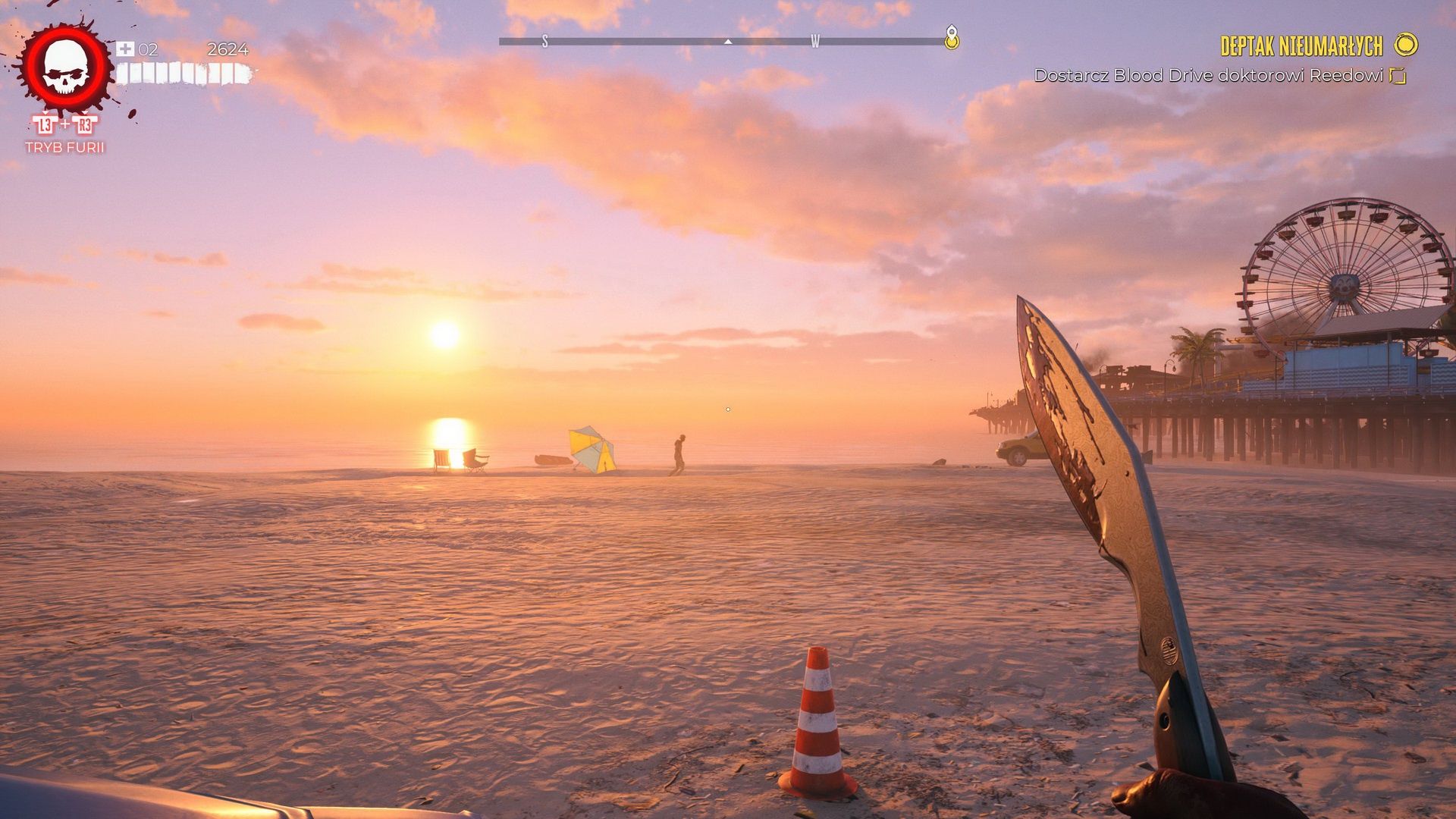 Dead Island 2 - plaża Los Angeles