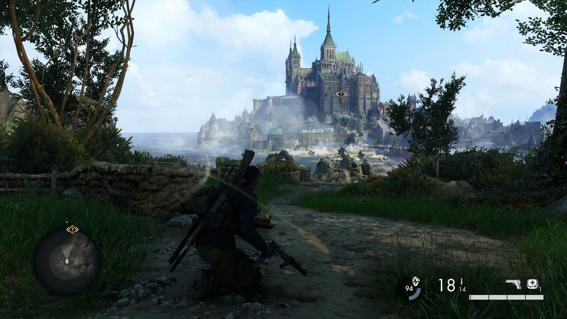 Sniper Elite 5 - zamek - akademia szpiegów