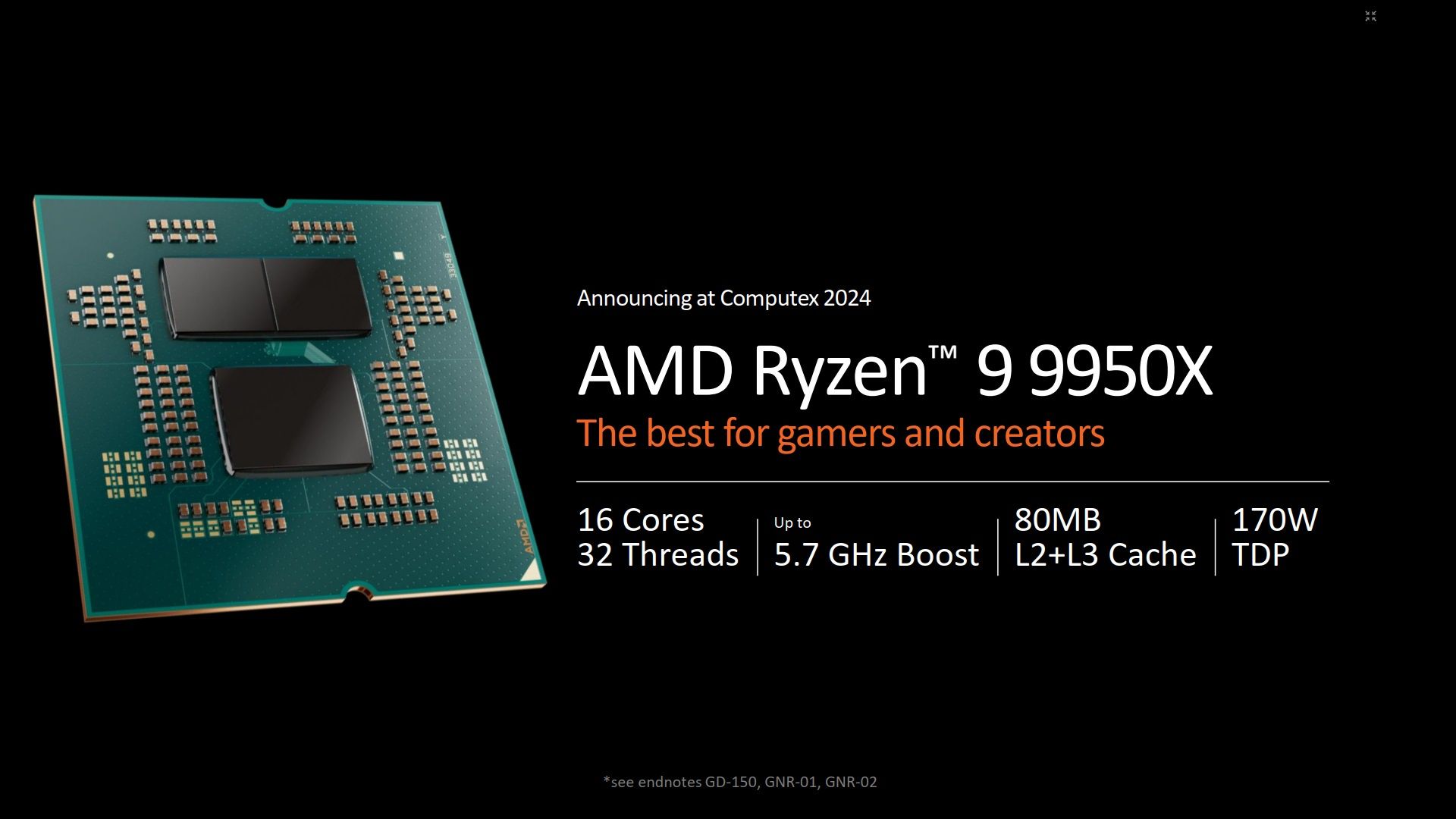 AMD Ryzen 9 9950X - specyfikacja