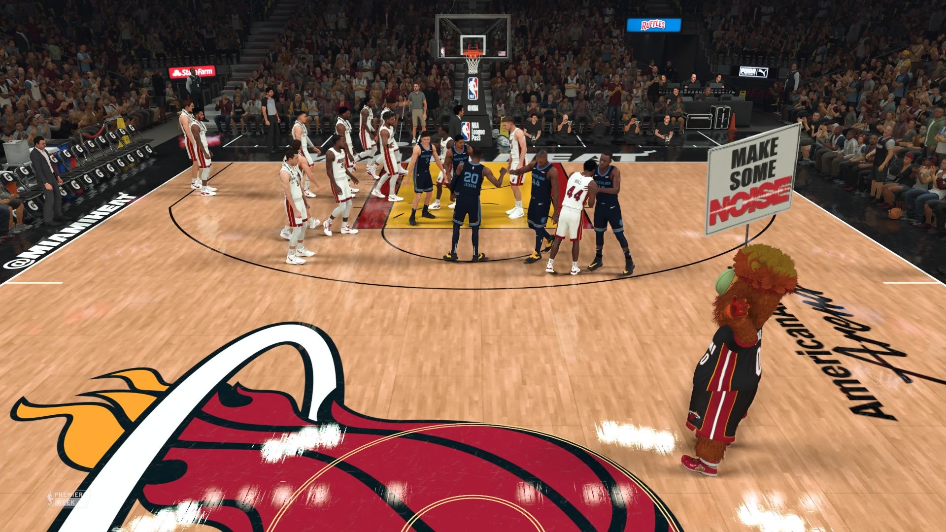NBA 2K21 - maskotka drużyny