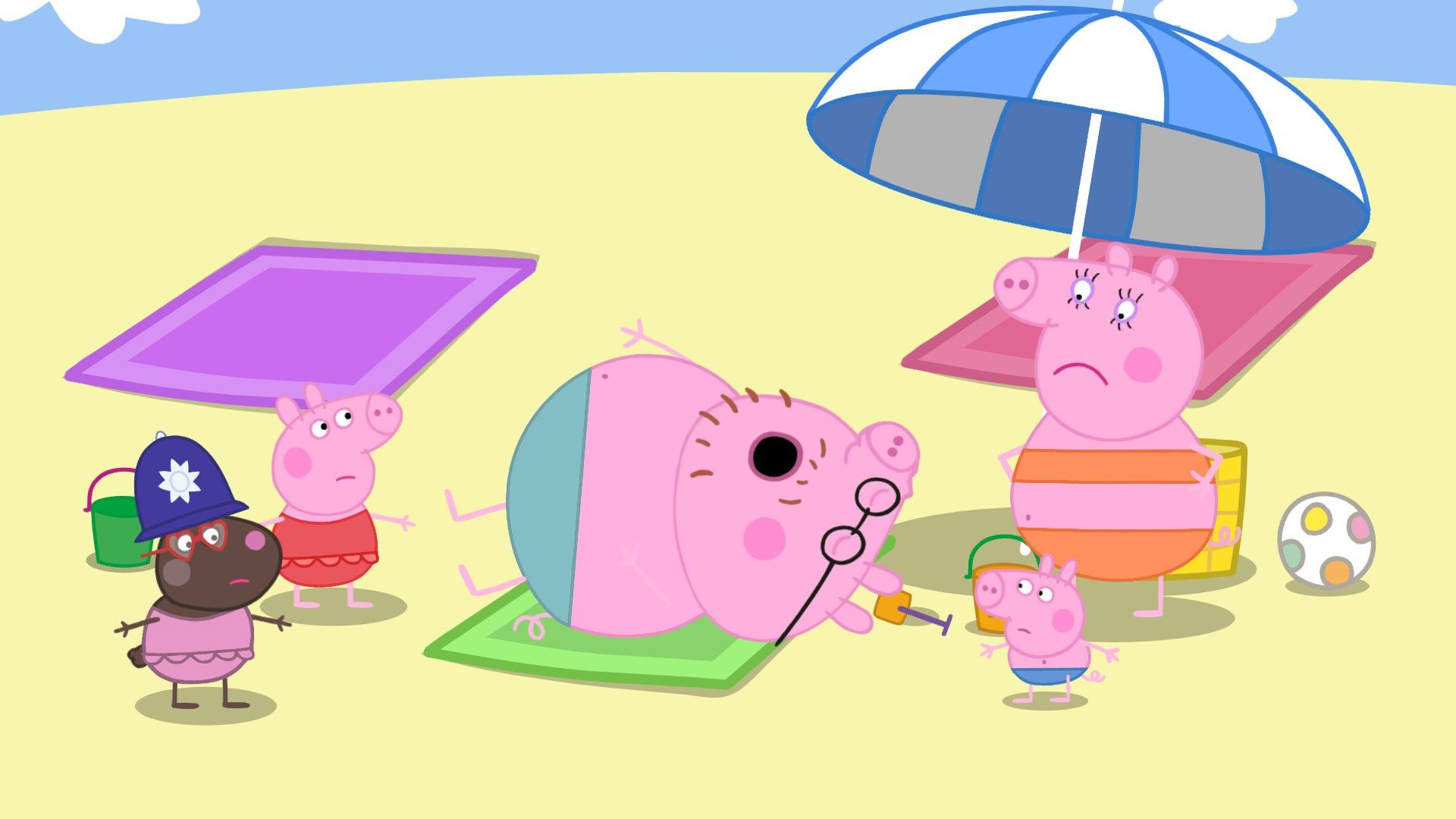 Moja Znajoma Świnka Peppa - na plaży
