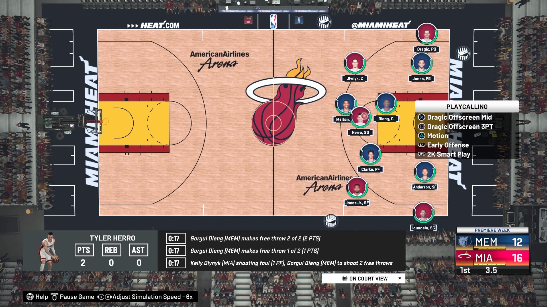 NBA 2K21 - rzut taktyczny